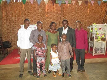 Pastor Sika and family
