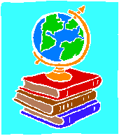 globe on books